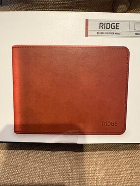 RIFGE Men's RFID PROTECT Billfold Leather Wallet NWT